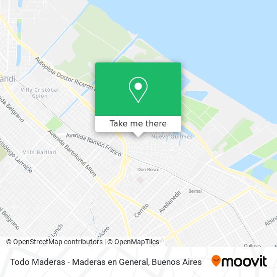 Todo Maderas - Maderas en General map