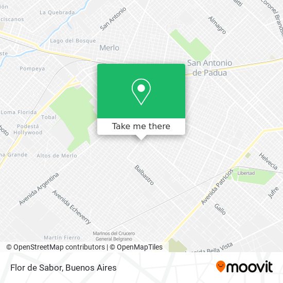 Flor de Sabor map