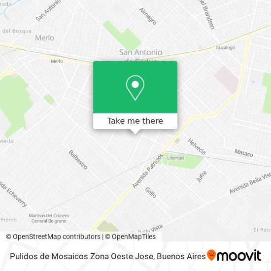 Pulidos de Mosaicos Zona Oeste Jose map