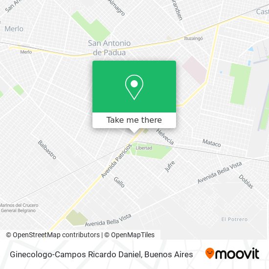 Ginecologo-Campos Ricardo Daniel map