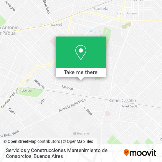 Servicios y Construcciones Mantenimiento de Consorcios map