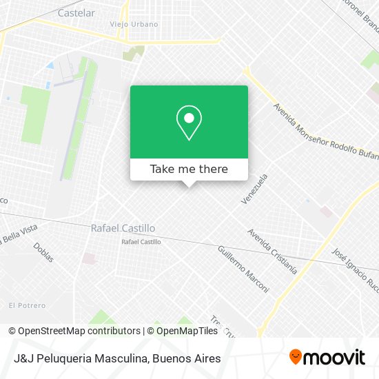 Mapa de J&J Peluqueria Masculina