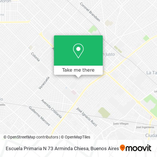 Escuela Primaria N 73 Arminda Chiesa map