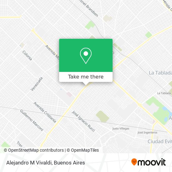 Alejandro M Vivaldi map