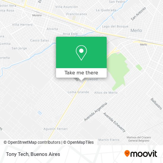 Mapa de Tony Tech