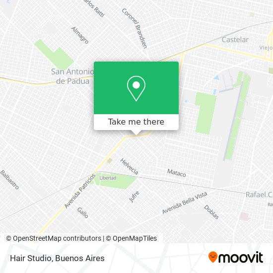 Hair Studio map