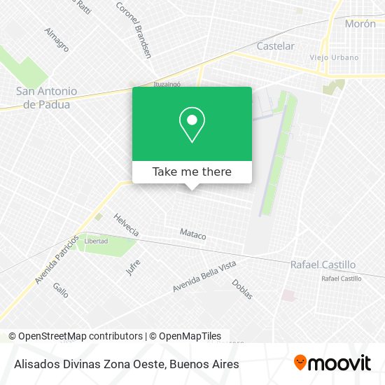 Alisados Divinas Zona Oeste map