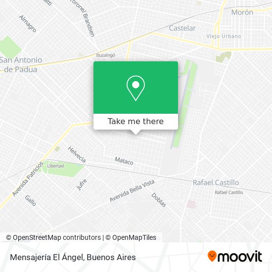 Mensajería El Ángel map