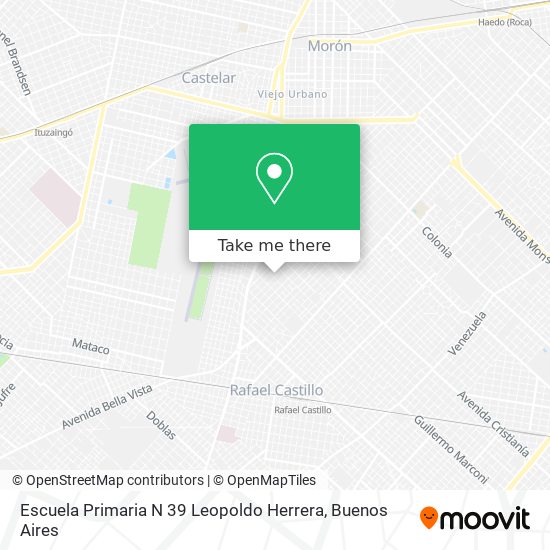 Escuela Primaria N 39 Leopoldo Herrera map
