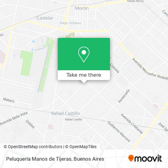 Peluquería Manos de Tijeras map