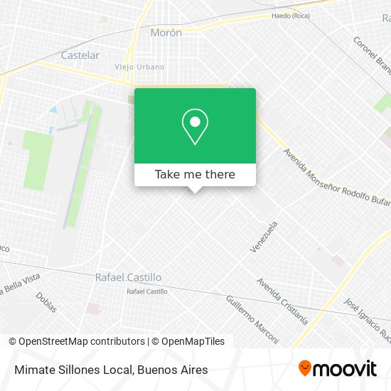 Mapa de Mimate Sillones Local