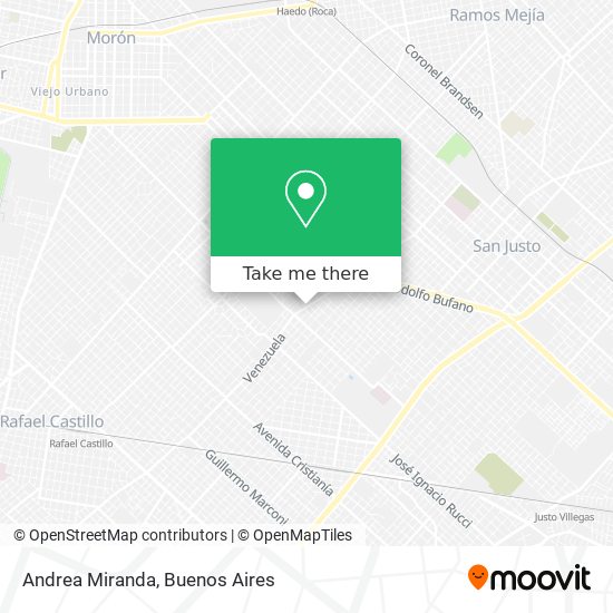 Mapa de Andrea Miranda
