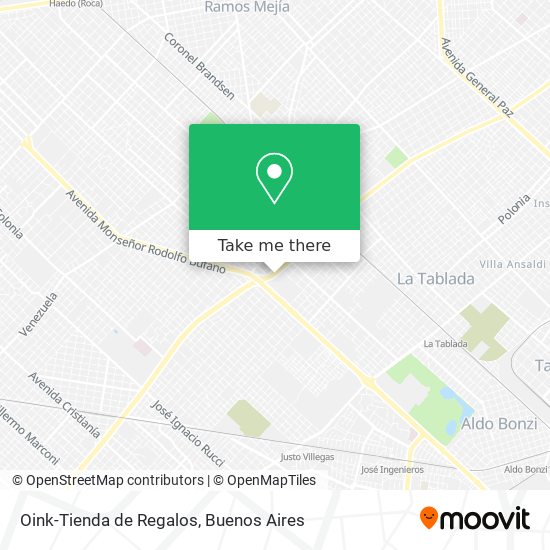 Oink-Tienda de Regalos map
