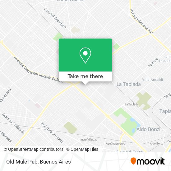 Mapa de Old Mule Pub