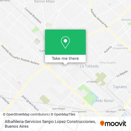 Albañileria-Servicios Sergio Lopez Construcciones map