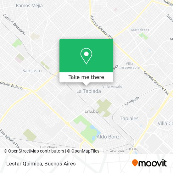 Mapa de Lestar Quimica