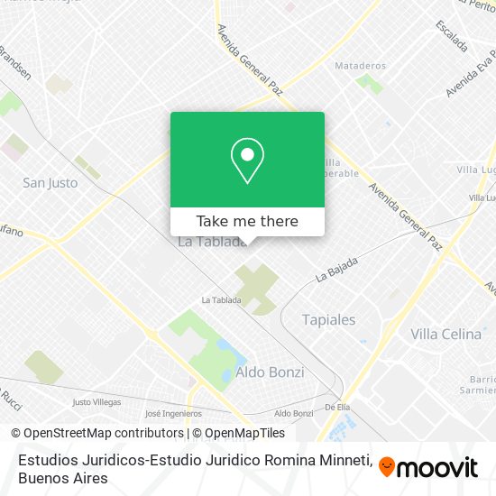 Estudios Juridicos-Estudio Juridico Romina Minneti map