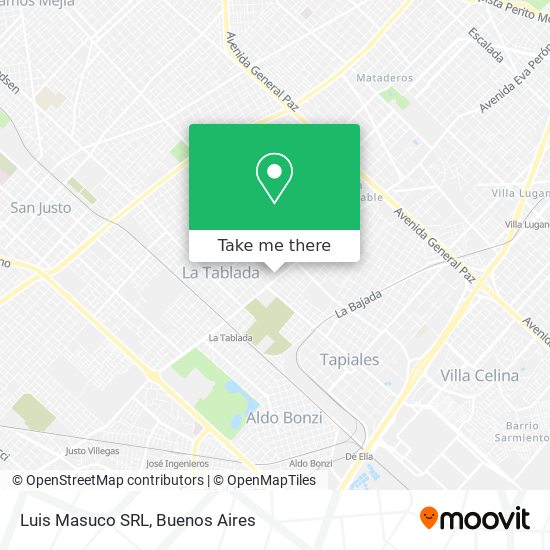 Mapa de Luis Masuco SRL