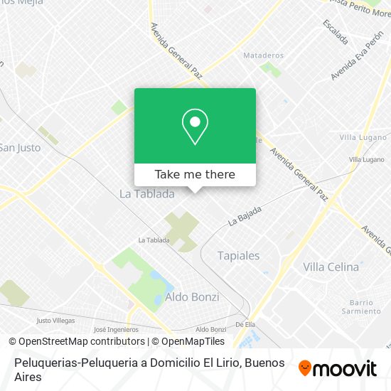 Peluquerias-Peluqueria a Domicilio El Lirio map