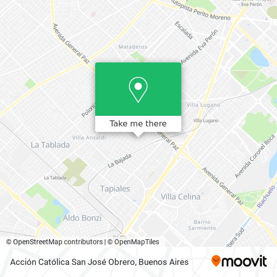 Mapa de Acción Católica San José Obrero