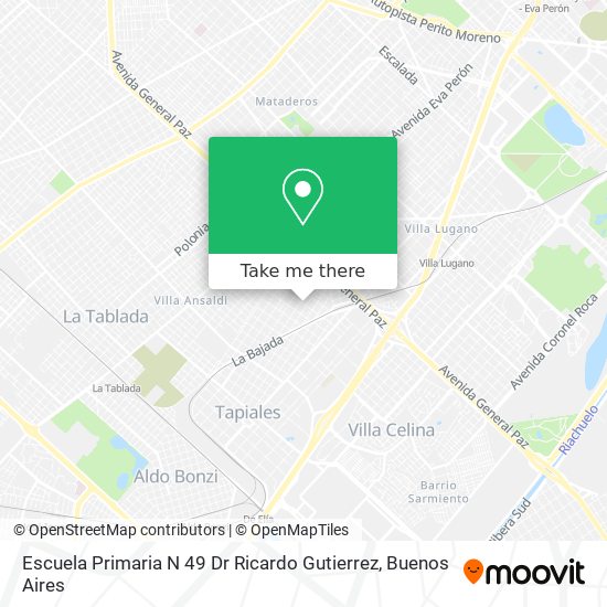 Escuela Primaria N 49 Dr Ricardo Gutierrez map