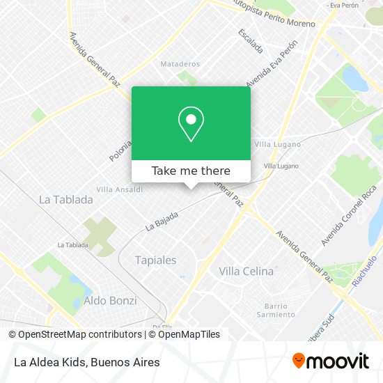 La Aldea Kids map