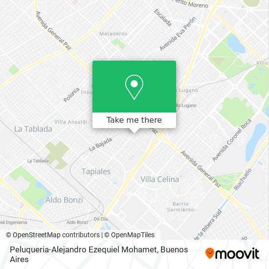 Peluqueria-Alejandro Ezequiel Mohamet map