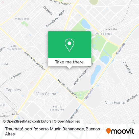 Mapa de Traumatólogo-Roberto Munin Bahanonde