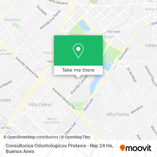 Mapa de Consultorios Odontologicos Protesis - Rep 24 Hs