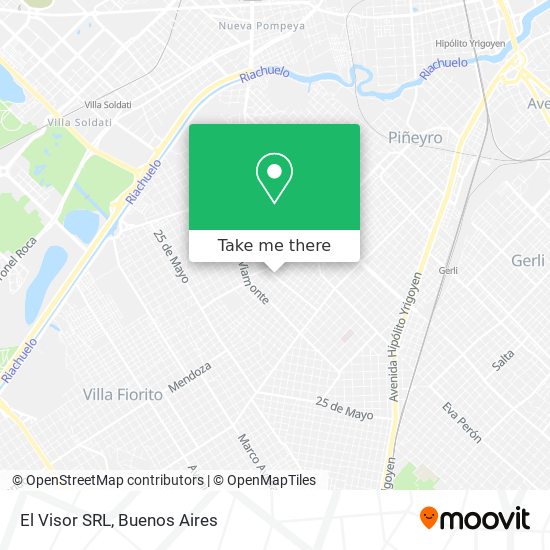 Mapa de El Visor SRL