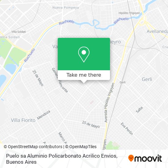 Puelo sa Aluminio Policarbonato Acrilico Envios map