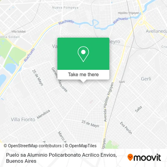 Mapa de Puelo sa Aluminio Policarbonato Acrilico Envios