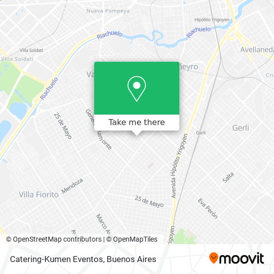 Catering-Kumen Eventos map