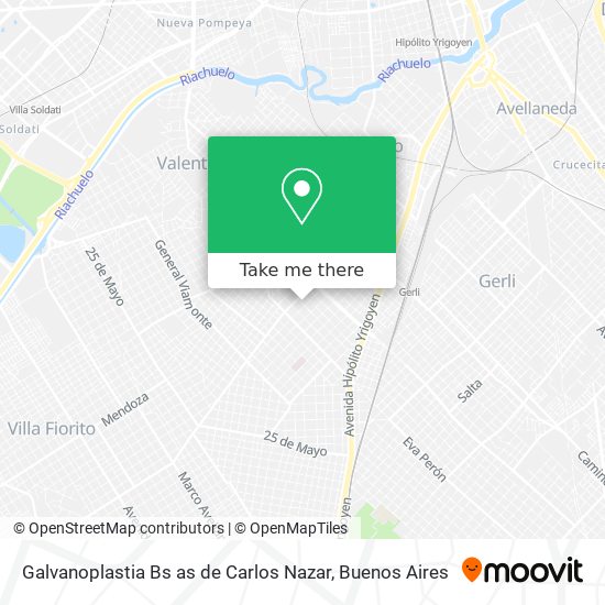 Mapa de Galvanoplastia Bs as de Carlos Nazar
