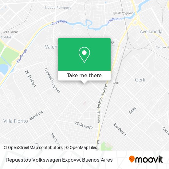 Repuestos Volkswagen Expovw map