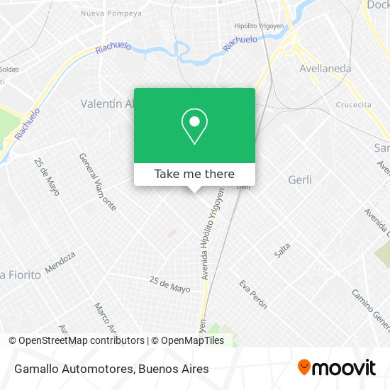 Mapa de Gamallo Automotores
