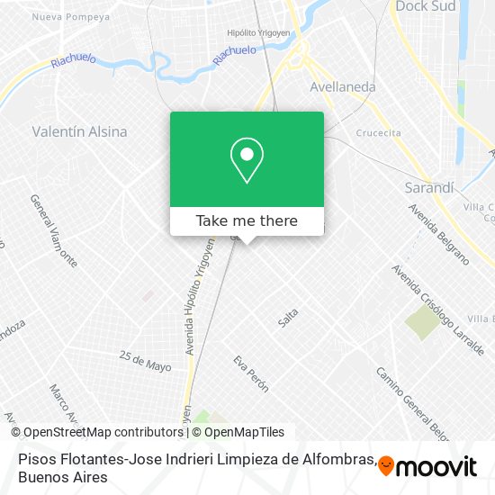 Mapa de Pisos Flotantes-Jose Indrieri Limpieza de Alfombras