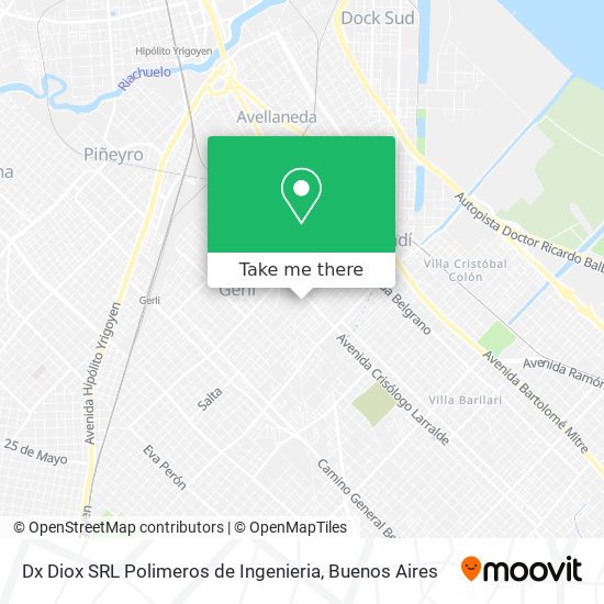 Dx Diox SRL Polimeros de Ingenieria map