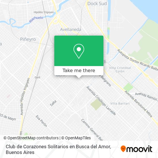 Mapa de Club de Corazones Solitarios en Busca del Amor