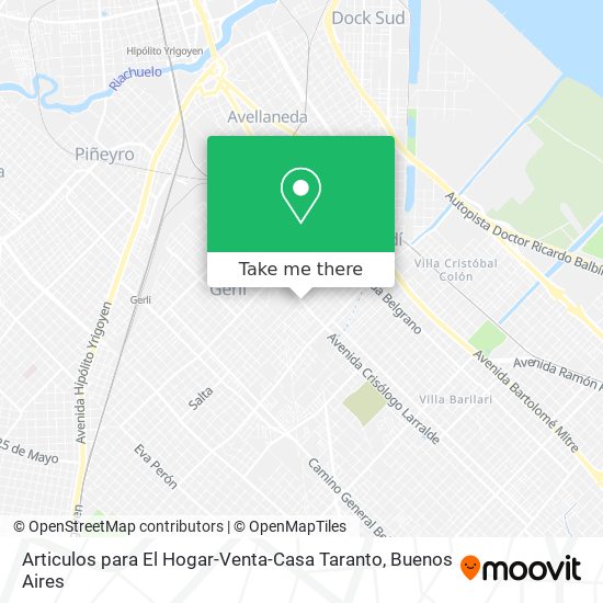 Articulos para El Hogar-Venta-Casa Taranto map