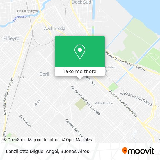 Lanzillotta Miguel Angel map