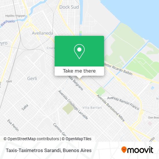 Taxis-Taximetros Sarandi map