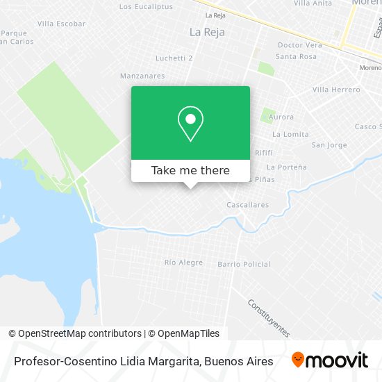 Profesor-Cosentino Lidia Margarita map