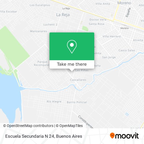 Escuela Secundaria N 24 map