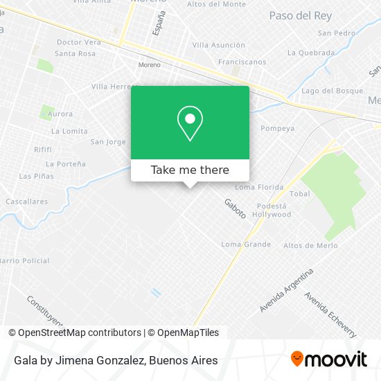 Gala by Jimena Gonzalez map