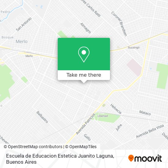 Escuela de Educacion Estetica Juanito Laguna map