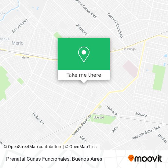 Prenatal Cunas Funcionales map