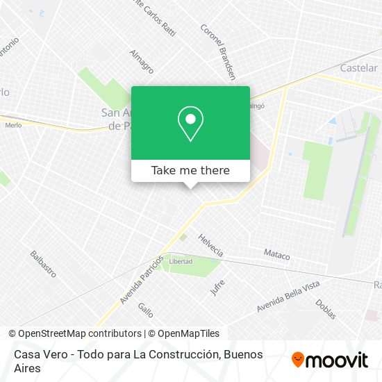 Casa Vero - Todo para La Construcción map