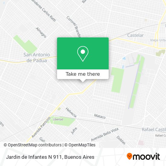 Jardin de Infantes N 911 map