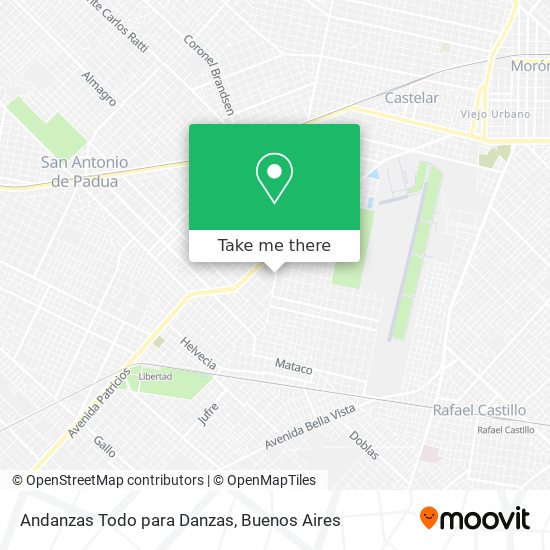 Andanzas Todo para Danzas map